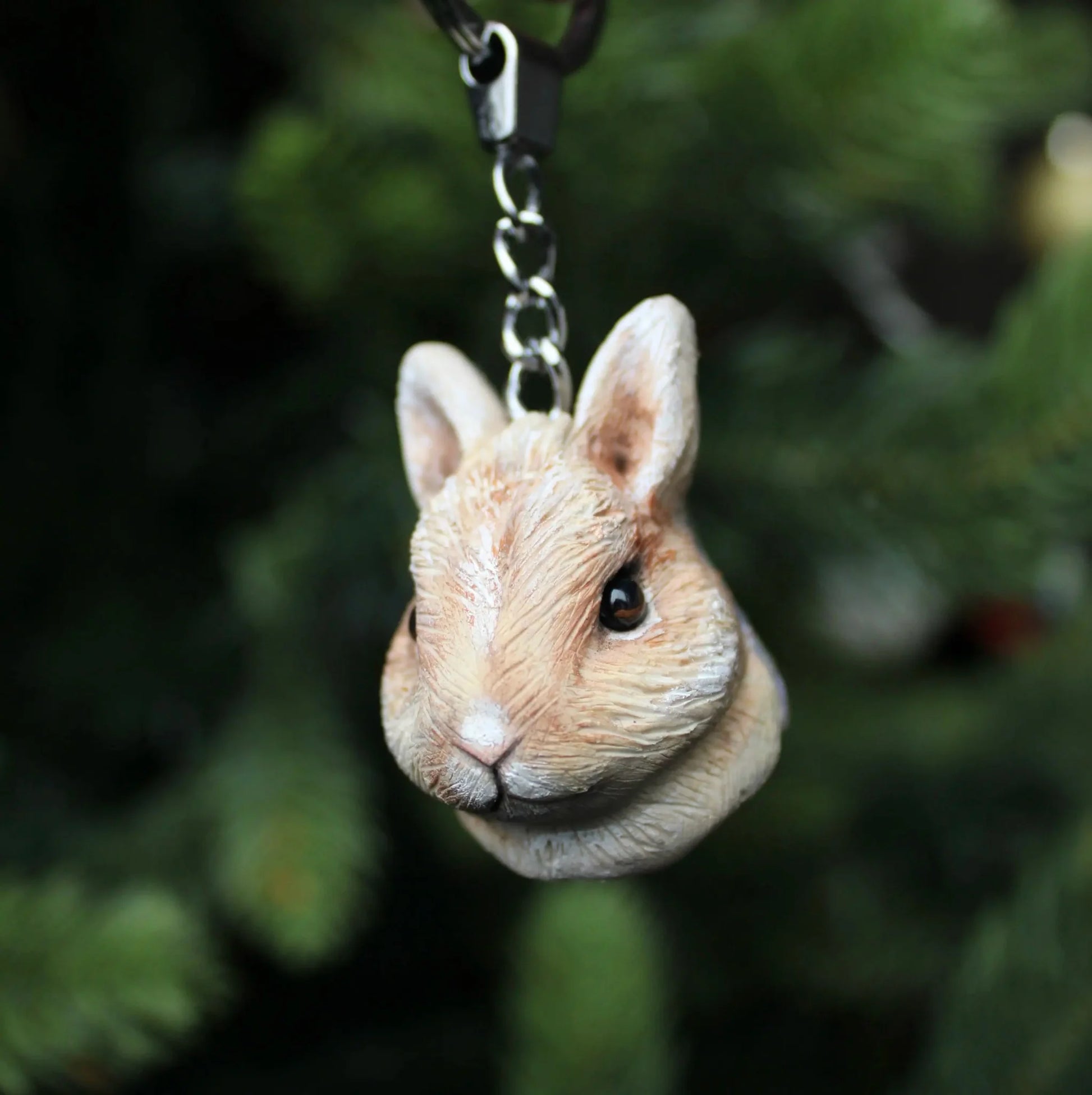 Custom 3D Pet Portrait Keychain - Hidden Forever