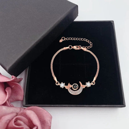 Custom Photo Projection Bracelet | Upload Your Own Image - Hidden Forever