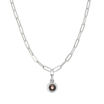 Custom Photo Projection Link Chain Zircon Gem Necklace - Hidden Forever
