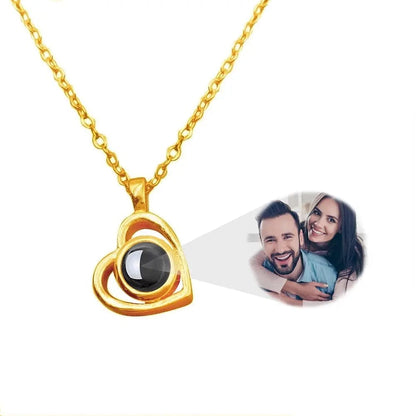 Custom Projection Photo Necklace | Upload Your Hidden Photo - Hidden Forever