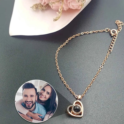 Custom Projection Photo Necklace | Upload Your Hidden Photo - Hidden Forever