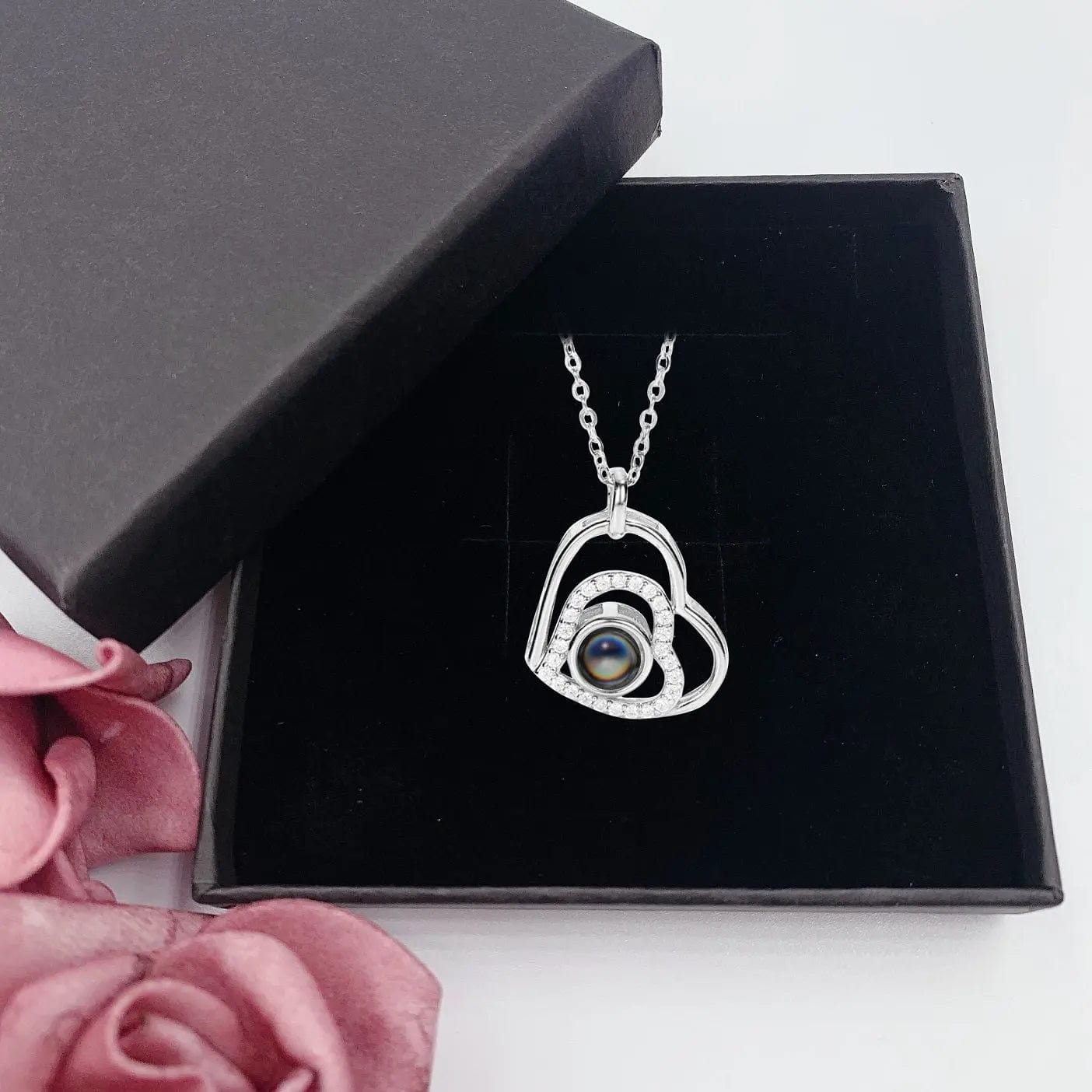 Custom Projection Photo Necklace | Upload Your Hidden Photo - Hidden Forever
