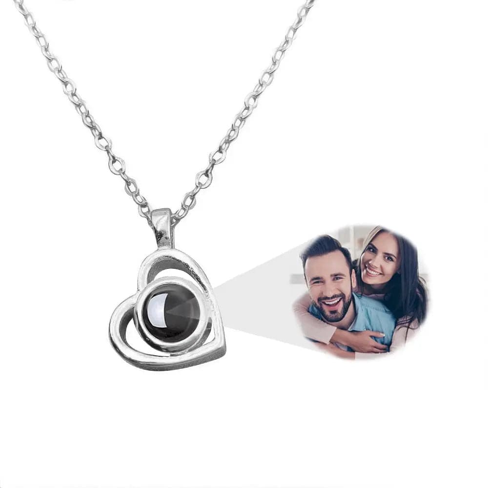 Custom Projection Photo Necklace | Upload Your Hidden Photo - Hidden Forever