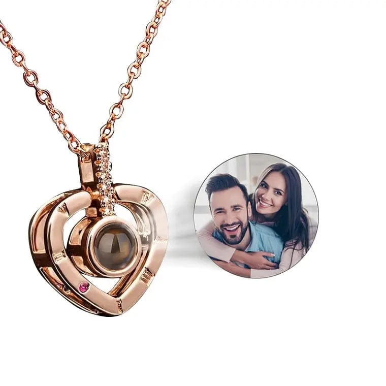 Custom Projection Photo Necklace | Upload Your Hidden Photo - Hidden Forever