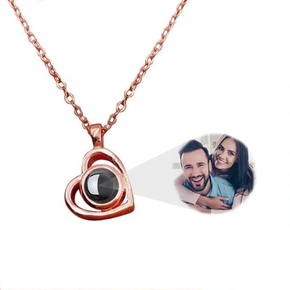 Custom Projection Photo Necklace | Upload Your Hidden Photo - Hidden Forever