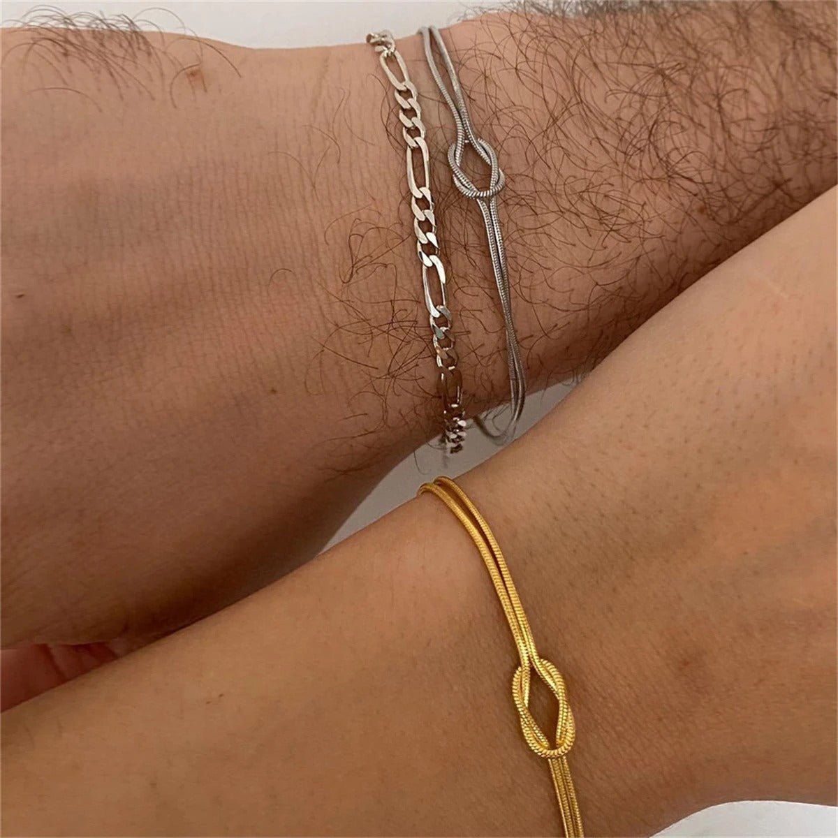 Father & Daughter Bond Knot Bracelets - Hidden Forever