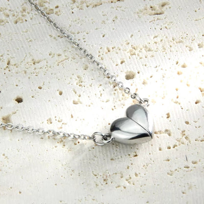 Matching Sisters Magnetic Mini Heart Necklace - Hidden Forever