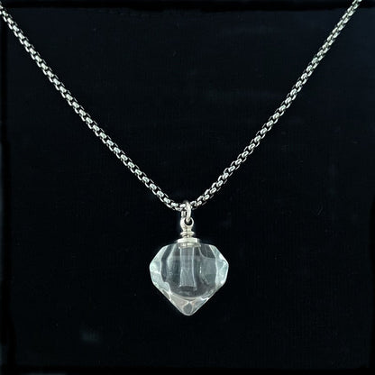 Memorial Vial/Urn Pendant Necklace - Hidden Forever