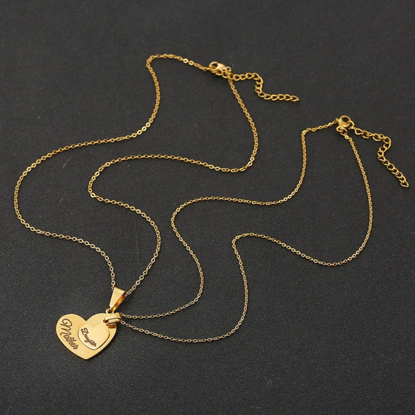 Mother and Daughter Matching Bond Necklace - Hidden Forever