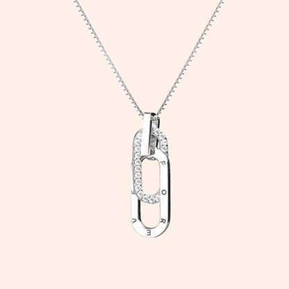 Mother & Daughter Linked Together Forever Necklace - Hidden Forever
