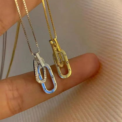 Mother & Daughter Linked Together Forever Necklace - Hidden Forever