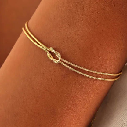 Wife and Husband Bond Knot Bracelets - Hidden Forever