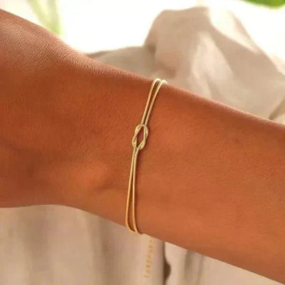 Wife and Husband Bond Knot Bracelets - Hidden Forever